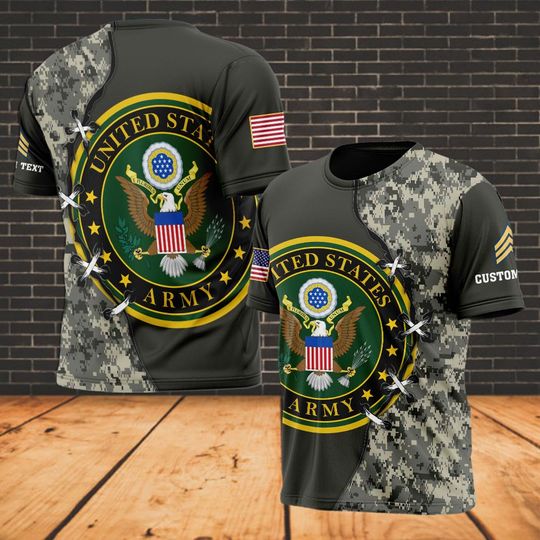 Discover Customized Camouflage Veteran 3D Shirts