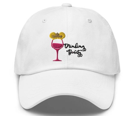 Discover Drinking Beauty Disneyyy Embroidered Baseball Caps