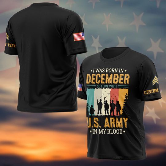 Discover Customized US Military 3D Tshirt