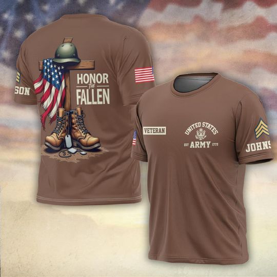 Discover Honor The Fallen 3D shirt