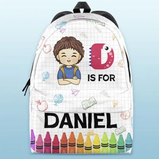 Discover It's Okay To Be Yourself - Personalized Custom Kid Backpack - Back To School Gift For Kid