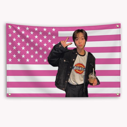 Discover P-Park J-Jihoon American Flag Banner Tapestry