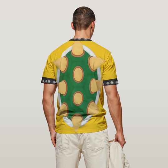 Discover Super Bowser Costume Shirt - Epic Bowser Cosplay for Mario & Luigi Villain Fans - Perfect Halloween Costume!