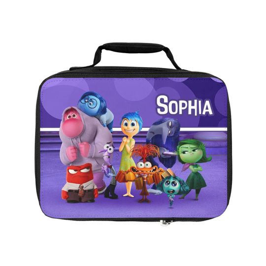 Discover Insidee Outt Personalized Lunch Bag with Custom Name Emotion-Themed Lunch Bag