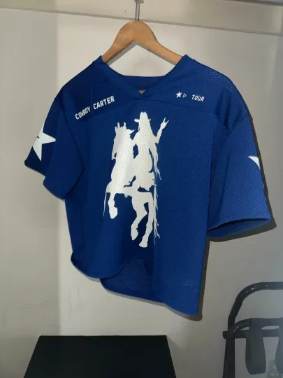 Discover Beyonce Cowboy Carter Tour BLUE Jersey Shirt