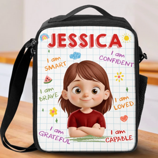 Discover Custom Kids Lunch Bag, Back To School Gifts For Kids, Ready To Conquer First Grade