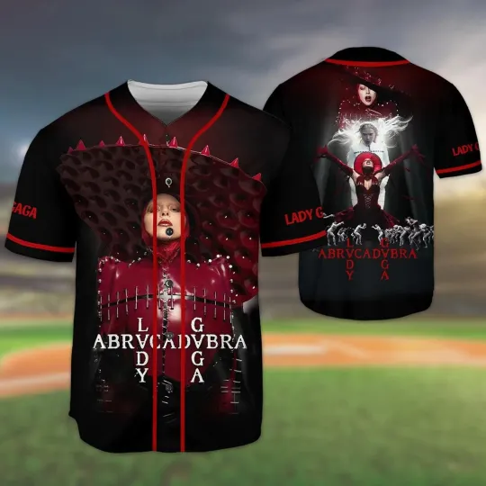 Discover Ld ga the Mayhem Ball Baseball Jersey, 2025 Tour Concert Vintage 3D Shirt