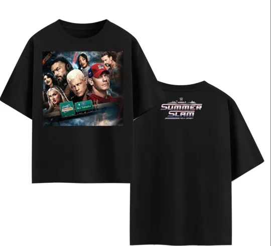 Discover Wrestling Entertainment SUMMERSLAM 2025 T-SHIRT