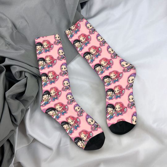 Discover Huntrix Music Anime Stockings  Funny Socks