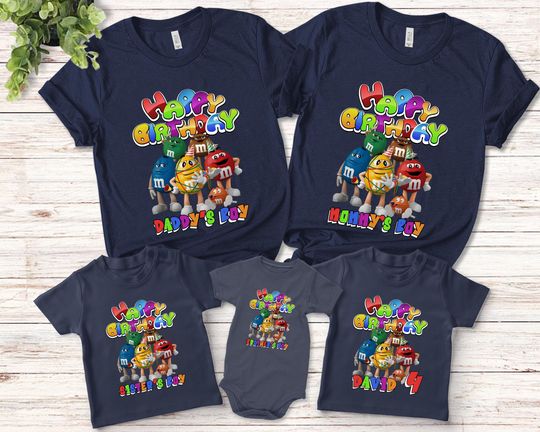 Discover Personalized M And M Candy Birthday Shirt, M And M Costume Shirt, M&M Candy Shirt
