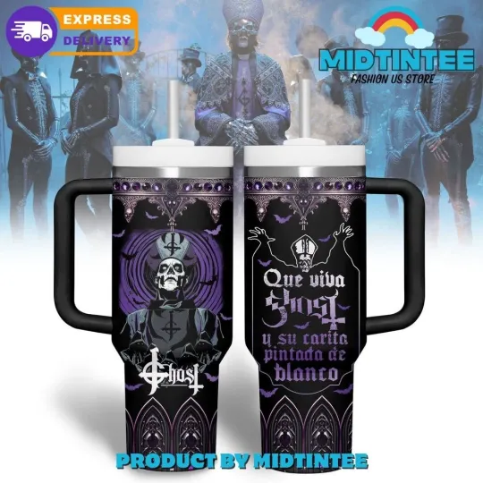 Discover Ghost Band Skeletour World Tour 2025 Special Stanley Tumbler 40oz