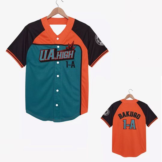 Discover Summer 2025  Hero Anime Bakugo baseball Jersey