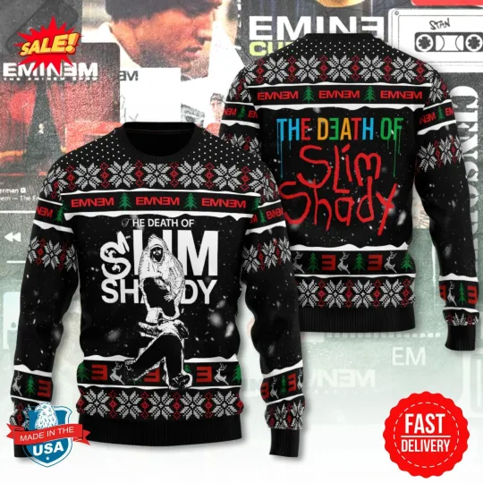 Discover Eminem 3D Ugly Sweater S-5XL