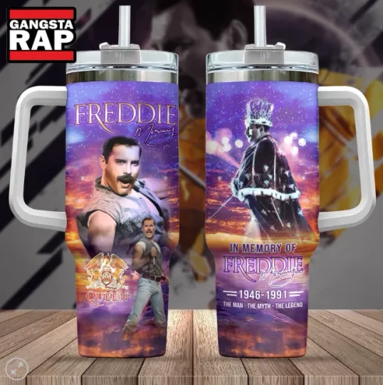 Discover Queen Freddie Mercury Music Fans Lover Tumbler Cup 40oz