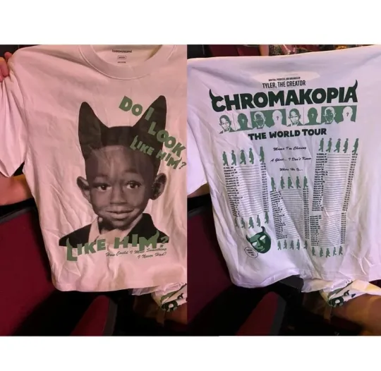 Discover Tyler, the Creator Chromakopia The World Tour 2025 T-shirt New Merch
