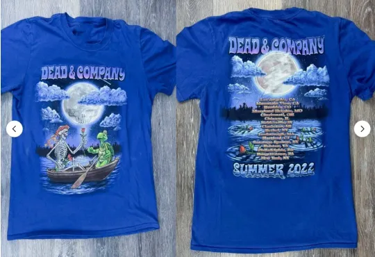Discover Dead And Company Summer Tour Royal Unisex T-Shirt