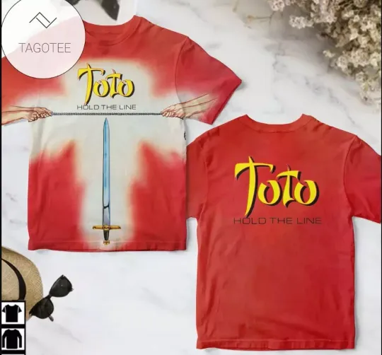 Discover Toto Band Hold The Line Album Cover AOP 3D T-shirt