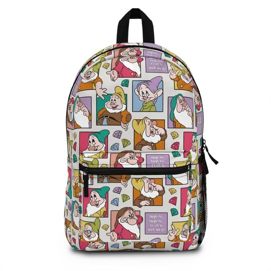 Discover Seven Dwarves Backpack, Disneyyy Backpack, Back to School Book Bag, Disneyyy Bag, Kids Backpack, Disneyyy Trip Accessories
