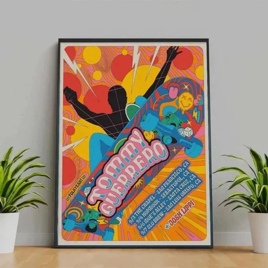 Discover Tommy Guerrero September California 2025 Tour Poster