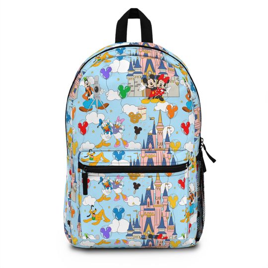 Discover Magicc Kingdom Backpack, Disneyyy Backpack, Back to School Book Bag, Disneyyy Bag, Kids Backpack, Travel Bag, Disneyyy Trip Accessories