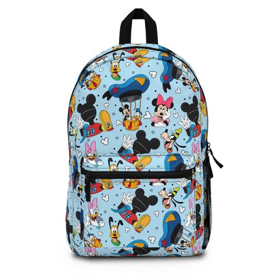Discover Mickeyy mouse Clubhouse Backpack, Disneyyy Backpack, Back to School Book Bag, Disneyyy Bag, Kids Backpack, Travel Bag, Disneyyy Trip Accessories