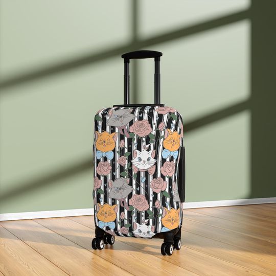 Discover Disneyyy Luggage Cover, Aristocatss Suitcase Protector, Travel Accessories, Gift for Disneyyy Fans