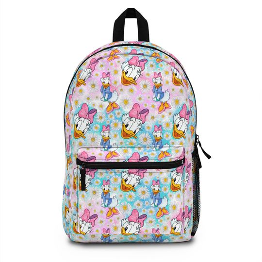 Discover Daisy Duckk Backpack, Disneyyy Backpack, Back to School Book Bag, Disneyyy Bag, Disneyyy Trip Accessories