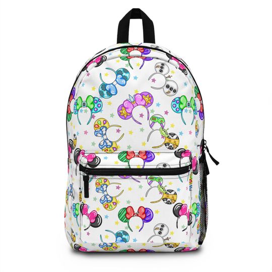 Discover Minniee Ears Backpack, Disneyyy Backpack, Back to School Book Bag, Disneyyy Bag,Disneyyy Trip Accessories