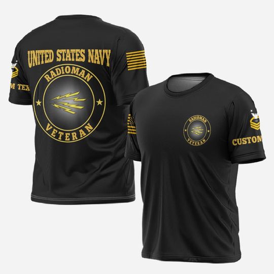 Discover Customized Navy Ratings 3D T-Shirt