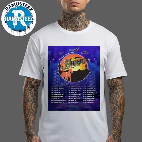 Discover America Band Encore Tour 2025 Dates List Kick Off At Interlochen MI Shirt