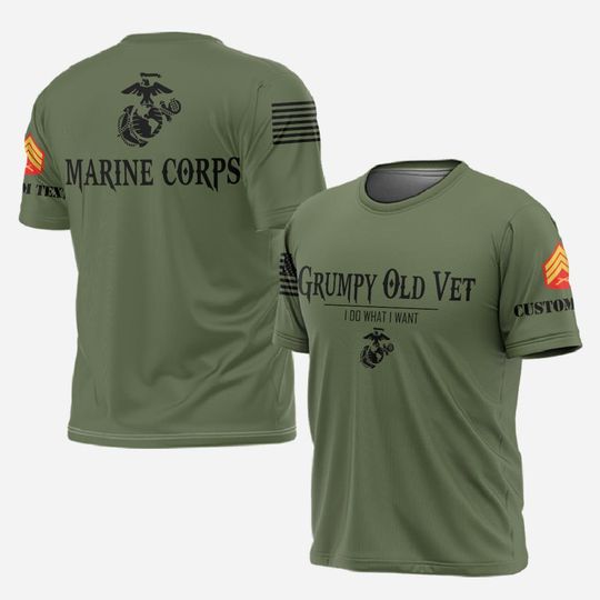 Discover Customized Grumpy Old Vet I Do What I Want