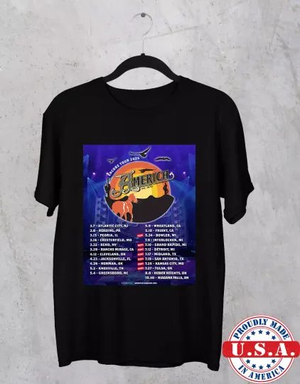 Discover America Band Encore Full Tour Date USA T Shirt