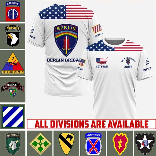 Discover Customized Army Divisions 3D T-Shirts