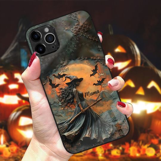 Discover Happy Halloween - Personalized Mother Phone Case