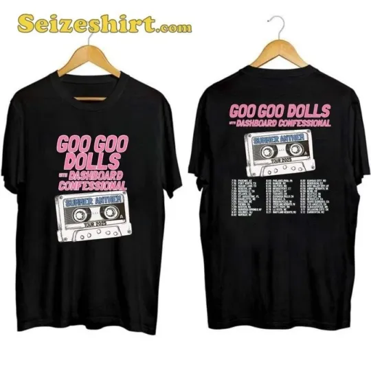 Discover Goo Goo Dolls Summer Anthem Tour 2025 T-Shirt