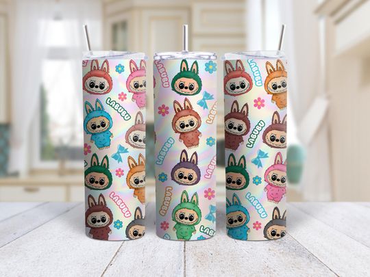 Discover Labubu Tumbler, Cartoon Character Tumbler, Cute Doll Tumbler