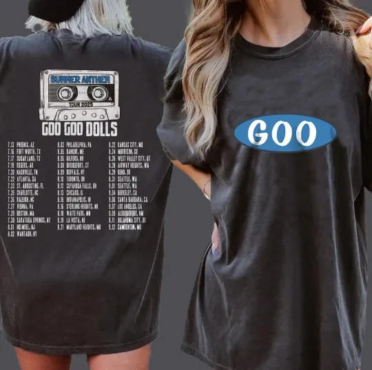Discover Goo Goo Doll 2025 Music Tour Concert Fan Gifts Unisex T Shirt
