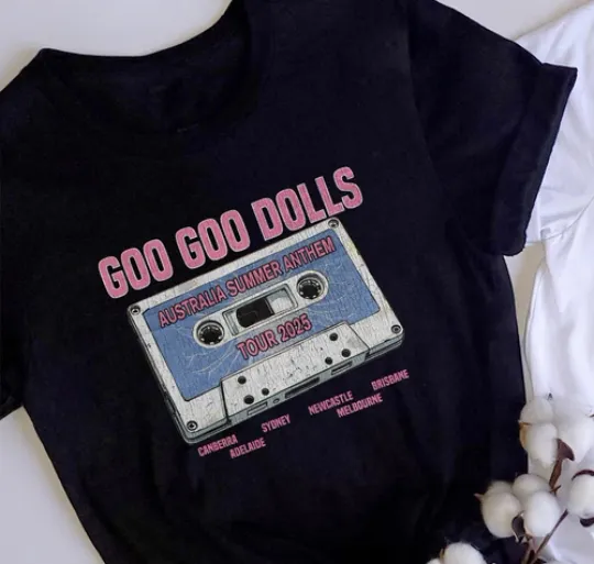Discover Goo Goo Dolls 2025 Short Sleeve Unisex T-Shirt