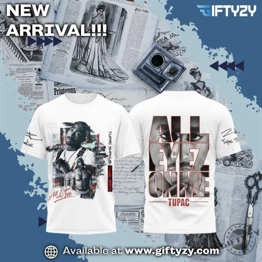 Discover Tupac Shakur Legend All Eyez On Me 3D Shirt