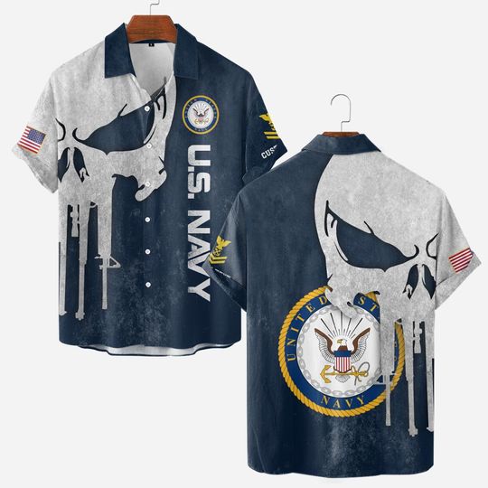 Discover Customized U.S. Navy 3D Shirts Hawaiian shirt