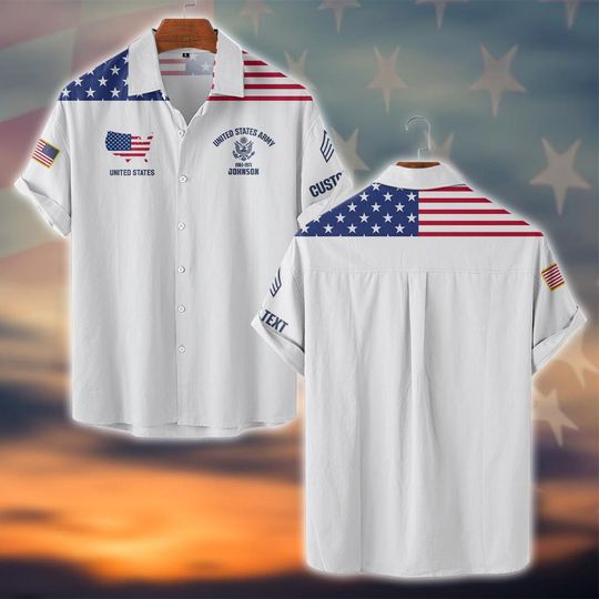 Discover Customized U.S Veteran Hawaiian Shirt