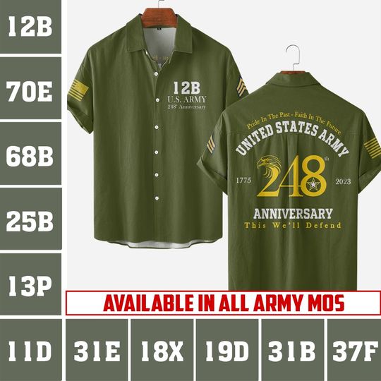 Discover Customized Army MOS Hawaiian Shirt