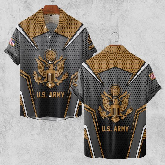 Discover Customized U.S Veteran Proudly Served Hawaiian Shirt