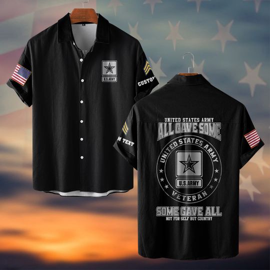 Discover Customized Veteran Shirts Hawaiian Shirt
