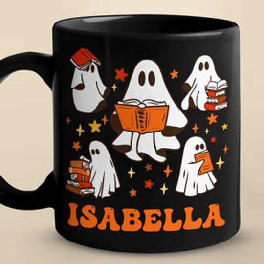 Discover Ghosts Have The Most Fun - Family Personalized Custom Black Mug