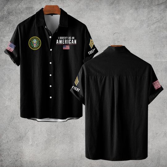 Discover Customized I Identify As An American Hawaiian Shirt