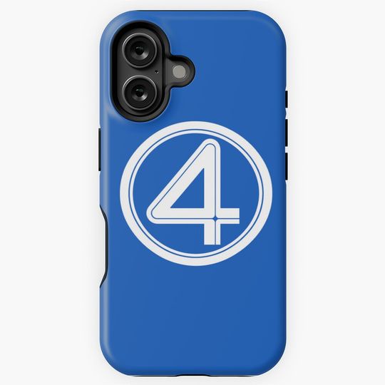 Discover Fantastic Four 2025 White Logo iPhone Case