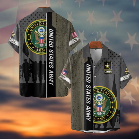 Discover Customized US Army Veteran Shirts Hawaiian Shirt