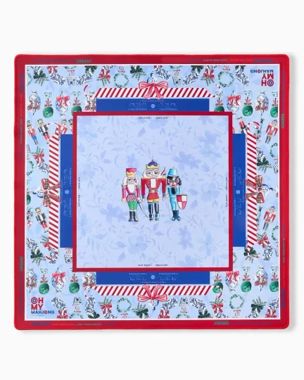 Discover NEW Oh My Mahjong Deck the Halls Christmas mahjong mat