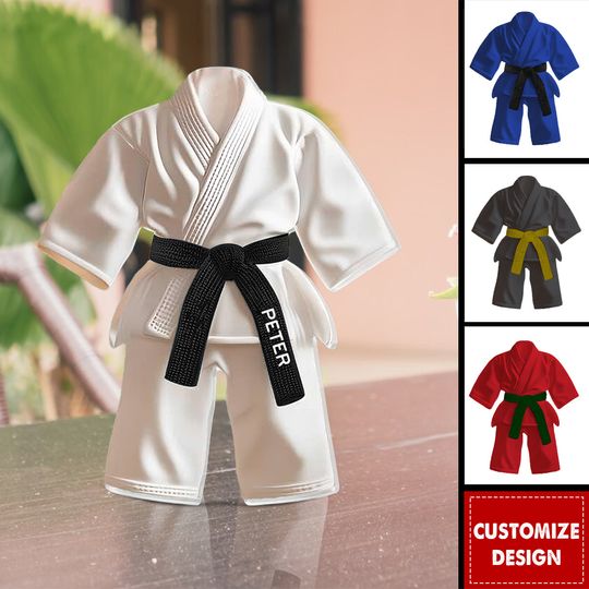 Discover Personalized Black Belt Acrylic Plaque - Jiu-Jitsu,Karate Gift
